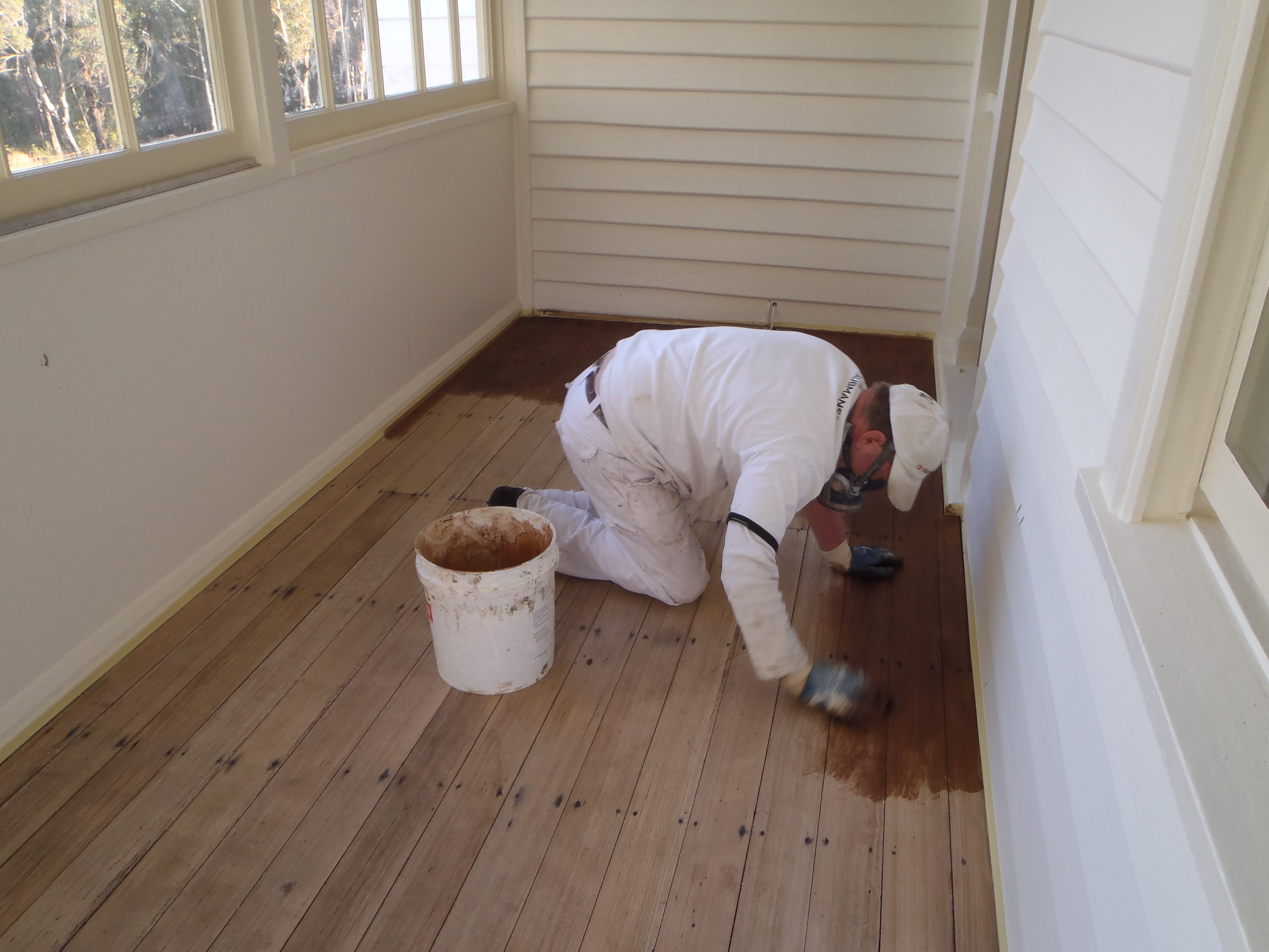 Stain Application